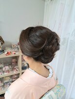 きものサロン すずめ屋&nbsp;訪問着や留袖に！夜会アレンジ華やかカール