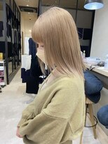 エレン 新百合ヶ丘店(ELEN) ブリーチ2回~ハイトーンベージュ