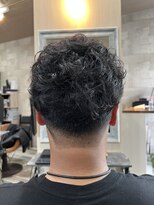 ハコ(H.A.Co) カール感をしっかり出した男気パーマです。