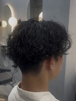 ロンドポレール 北千住(Lond polaire)&nbsp;men's/メンズ波巻きスパイラルパーマ/ナチュラルツーブロック