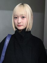 アルバム 銀座(ALBUM GINZA)&nbsp;ボブミディアムショート美髪おくれ毛_ba550692