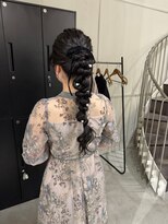 アトレ 福岡大名店(attrait)&nbsp;ツヤ感を引き出したセミロングブラウン