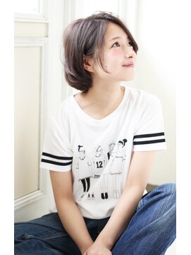 アンアミ オモテサンドウ(Un ami omotesando) 【Un ami】メルトカラー、小顔、ラフ耳かけワンカール(増永剛大)