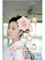 エッチ美容室 本店 振袖着付　アップスタイル
