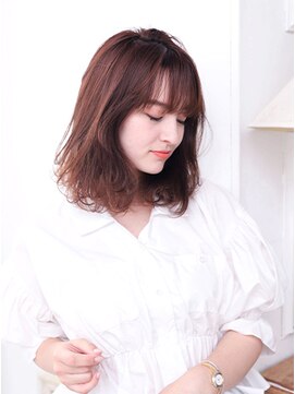 カイノ 福岡志免本店(KAINO) 【KAINO】ゆるふわミディ大人かわいいミディアムスタイル