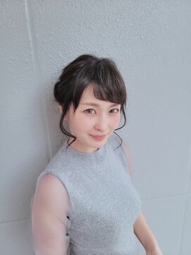 ミューズ 塩釜口店(MUSE) [MUSE塩釜口]編み込みアップシニヨン by高瀬