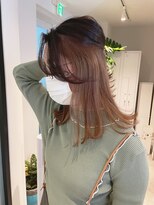 【インナーカラー】ホワイティアッシュ,グレージュカラー