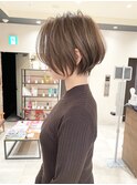 《30代40代》白髪ぼかしハイライト×前下がりボブ【イケダ】