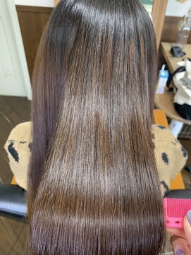 サロンドマックス(salon de max) 《salon de max》癖毛もサラ艶ストレートでアイロン要らず☆