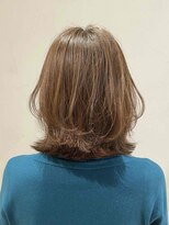 ヴァンクシー バイ ルナ(VANKCY by Luna) イメチェンスタイル レイヤーボブ ベージュブラウン くびれヘア