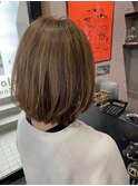 レイヤーカット×ハイライトカラー