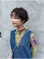 ノード(NODO)&nbsp;ショートボブ＋スパイラルパーマ