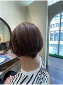【el zafiro yodoyabashi】白髪馴染ませカラー×大人ショート