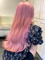 ベレーザ 渋谷(BELEZA)&nbsp;5063ベビーピンク艶髪ハイトーンカラー韓国ヘアホワイトピンク