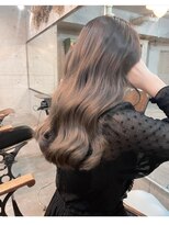 レニーバイエース(LANY by ACE)&nbsp;LANY横浜　ダークシフォンブラウン×韓国ニュアンス巻き