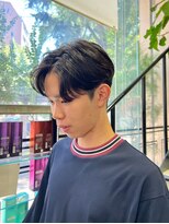 ゼスト 吉祥寺店(ZEST) センターパート ニュアンスパーマ 毛流れ 吉祥寺鈴木楓竜