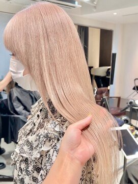 ロイス 神宮前(ROIS) 透明感ベージュカラー/ダブルカラー/ケアブリーチ[表参道駅]