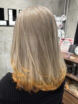 オルズ 渋谷(ALLZ)&nbsp;デザインカラーケアカラーハイトーンダブルカラーケアブリーチ