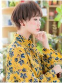 外国人風大人ハイライト小顔マッシュショートc5川口20代30代40代