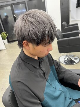 ラッドバイプティパ(rad...by petit-pas) ツートンカラーシルバー/ブリーチ/水戸