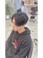 クレア(CREA)&nbsp;センターパートメンズスタイル