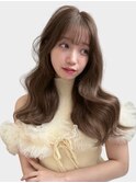 大人美人ショコラアッシュヘルシースタイルふんわりカール小顔
