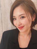 ピース トウキョウ(PEACE TOKYO)&nbsp;ショートパーマショートカット前髪あり前髪なし20代30代40代