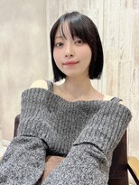 モナコ 広尾 恵比寿(monaco) 【monaco】面長さんにオススメな大人ボブ