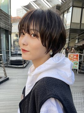 ミィ 表参道(mee.) 前髪/アンブレラカラー/こなれミディ/イメチェン/ぱっつんボブ