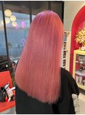 やっぱり定番ピンクがかわいいロングスタイル！！