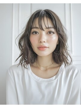 ベルクープス 天王寺店(Belle Coupes) 【BelleCoupes】大人ボブ ナチュラルアッシュグレージュ