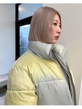 ステン(sten) ハイトーンボブ/切りっぱなしボブ/ストレートボブ/タッセルボブ