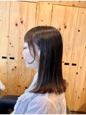 すっきり外ハネミディアムボブ