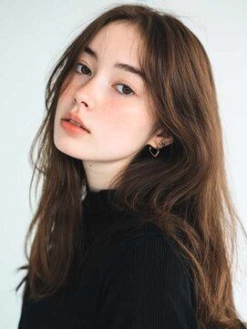 シェル 国分寺(shell) くびレイヤーエモージュ前髪グレージュ艶髪ワンカール/国分寺