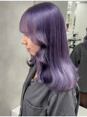 14978髪質改善ラベンダーパープル艶髪ラベンダーミルクティー