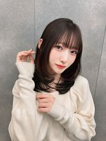 クム(kumu)&nbsp;【kumu】ミディアムレイヤー/顔周りカット/栄/名古屋