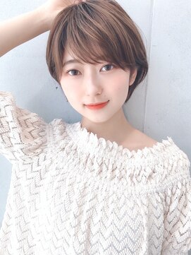 セイドット オモテサンドウ(Say. omotesando) Say.ひし形ショートくびれショートレイヤーグレージュアッシュ