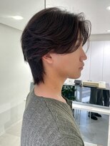 ノーム(NORME)&nbsp;韓国メンズヘア/ウルフヘア/センターパート/20代30代