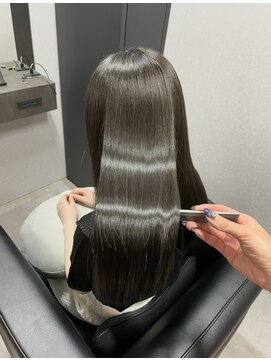 ルナス 福岡天神(LUNAS) 【王道カラー】髪質改善カラー × Olive beige