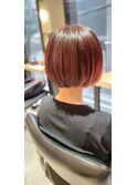丸みがキレイなグラデーションボブ