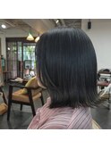 地毛に向けてグラデーションダークグレー