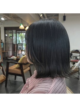 ポタム 東中野(potamu) 地毛に向けてグラデーションダークグレー