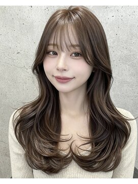 hum 立川【ハム】髪質改善・酸性ストレート・縮毛矯正 ココアベージュ/オリーブグレー/小顔/黒髪[立川/髪質改善]