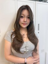 アリュウル 表参道 青山(Allure) ブリーチなし!シアーベージュカラー×ハッシュカット○伊藤