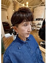 バーチ ウシワカマル(BIRCH ushiwakamaru)&nbsp;刈り上げショート水素カラーハイライト☆圧倒的技術ショートヘア