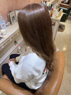 ジール(zeal) 着物ヘア/大人ガーリー/ダークアッシュ/似合わせカット/成田