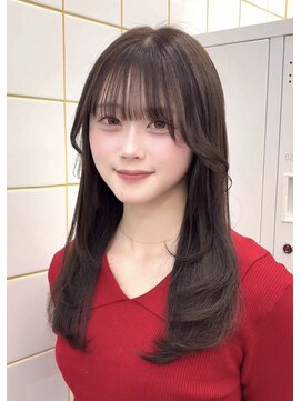 ディスイズ(thisis) 【thisis】オリーブグレージュ/韓国風/レイヤーカット