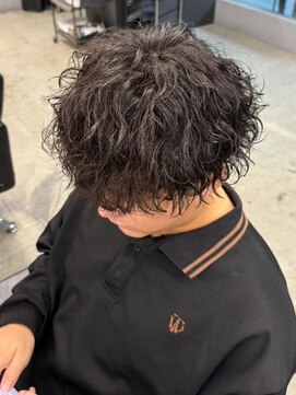 エルマーク 京都駅前(L-MARK) 波巻きスパイラル/men's/ツイストスパイラル/メンズパーマ/学割