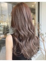 アース 大井町店(HAIR & MAKE EARTH)&nbsp;透明感ハイライトアッシュロング×艶髪レイヤー
