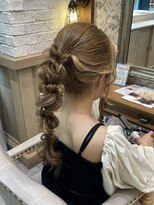 ザザ シンジュク(ZA/ZA shinjuku)&nbsp;ロングアレンジ/ドレスアレンジ/結婚式アレンジ